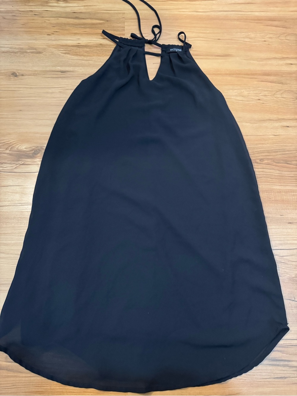 Eclipse Black Halter Dress
